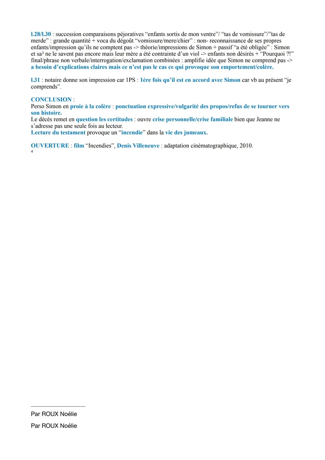 ANALYSE LINÉAIRE N°5
EXTRAIT : "Dernières volontés", Scène 2, Incendies, Wajdi Mouawad
INTRODUCTION : Incendies = pièce de théâtre de Wajdi 