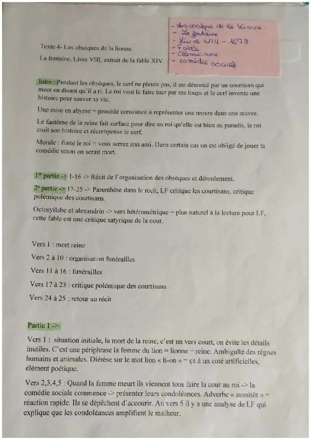 les obsèques de la lionne 