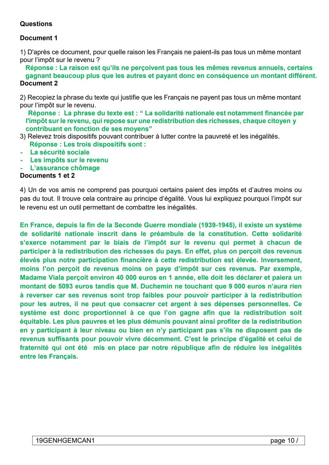 DIPLÔME NATIONAL DU BREVET
SESSION 2019
CORRECTION
HISTOIRE-GÉOGRAPHIE
ENSEIGNEMENT MORAL ET CIVIQUE
Série générale
Durée de l'épreuve : 2 h