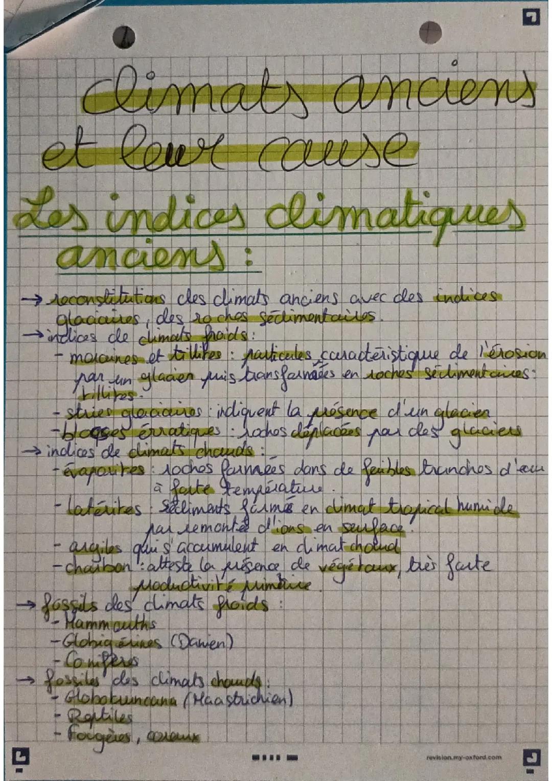 Histoire Climatique de la Terre : Causes et Indices des Changements Passés
