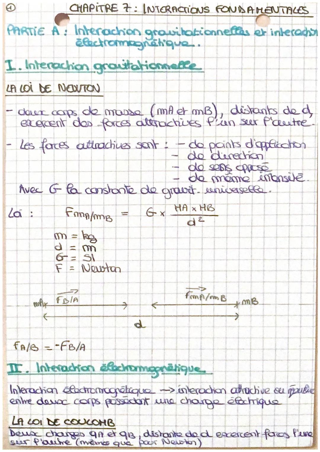 Loi:
$F_{A/B} = R \times \frac{19_A \times 9_B}{d^2}$

k = 9,0 x $10^9$
q = coulomb
d= mètre
F= newton

Altrachion (+;-)(-;+)

Repulision (+