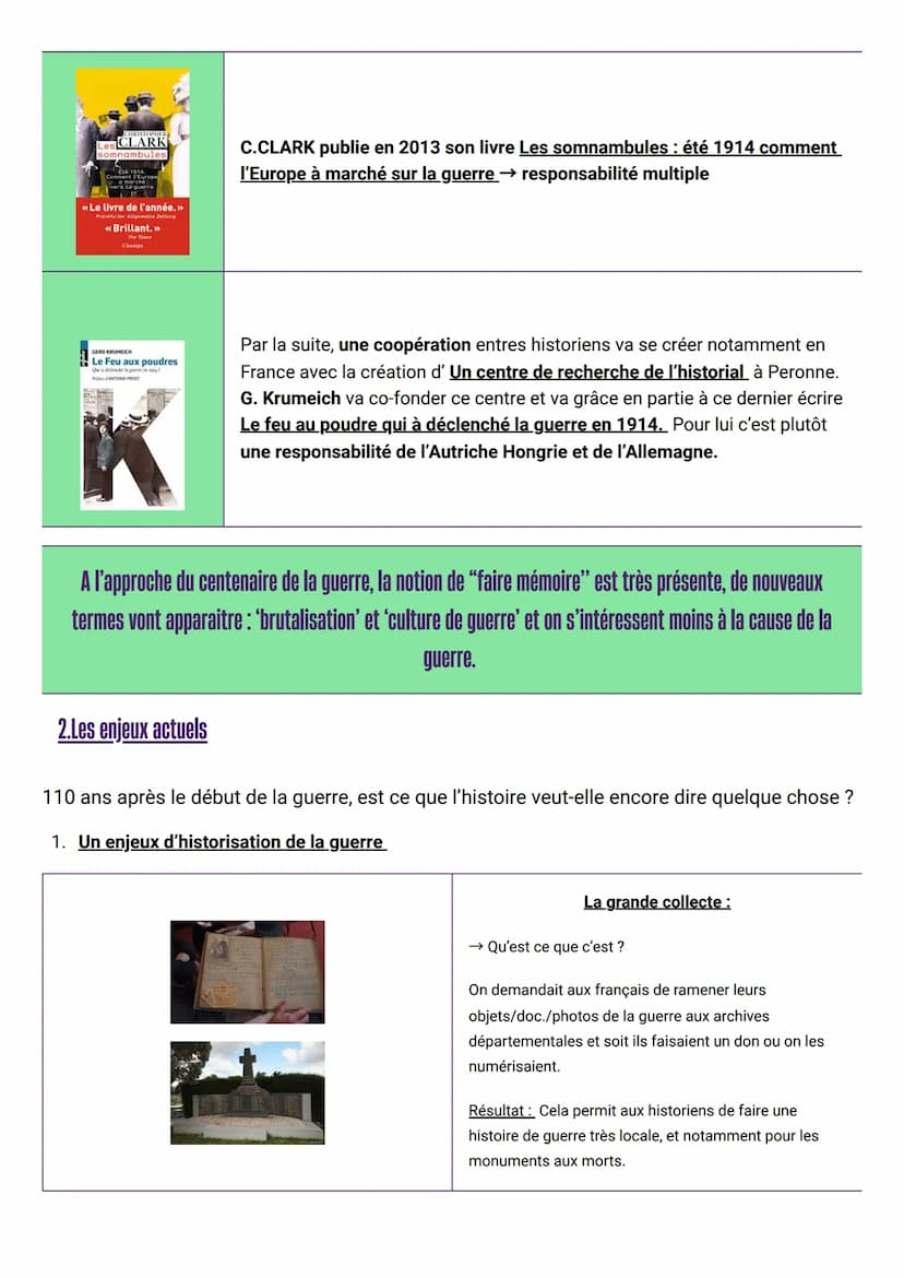 --- OCR Start ---
HGGSP
Axe 1: Histoire et mémoire des conflits
Jalon 1: Un débat historique et ses implications politiques, les causes de l
