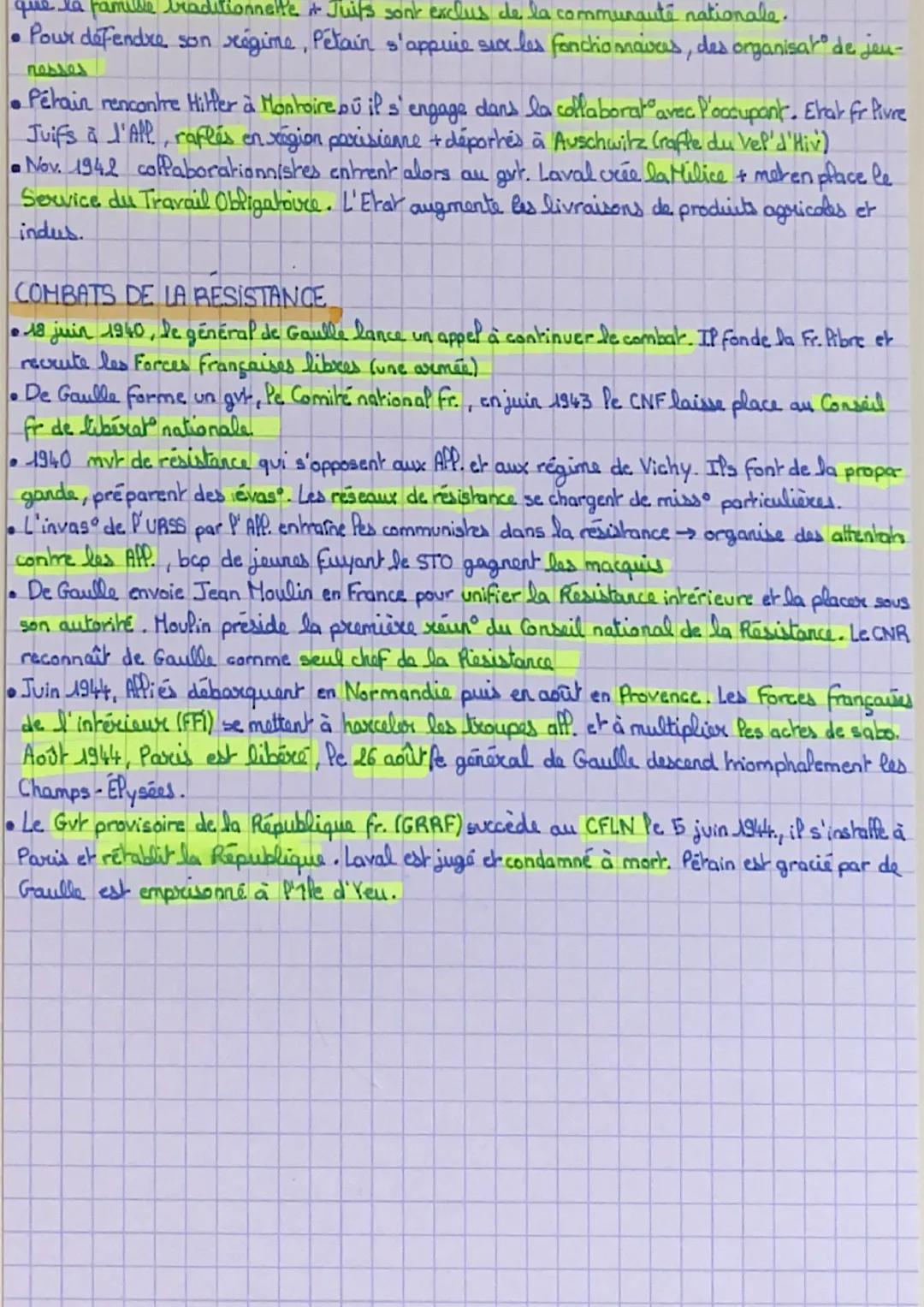 LES VICTOIRES DE L'AXE
• Asept 1939, la Wehrmacht envahit la Pologne. Le 3 sept. R.Vet France déclarent guexe à
APP.
Comme il est prévu dans