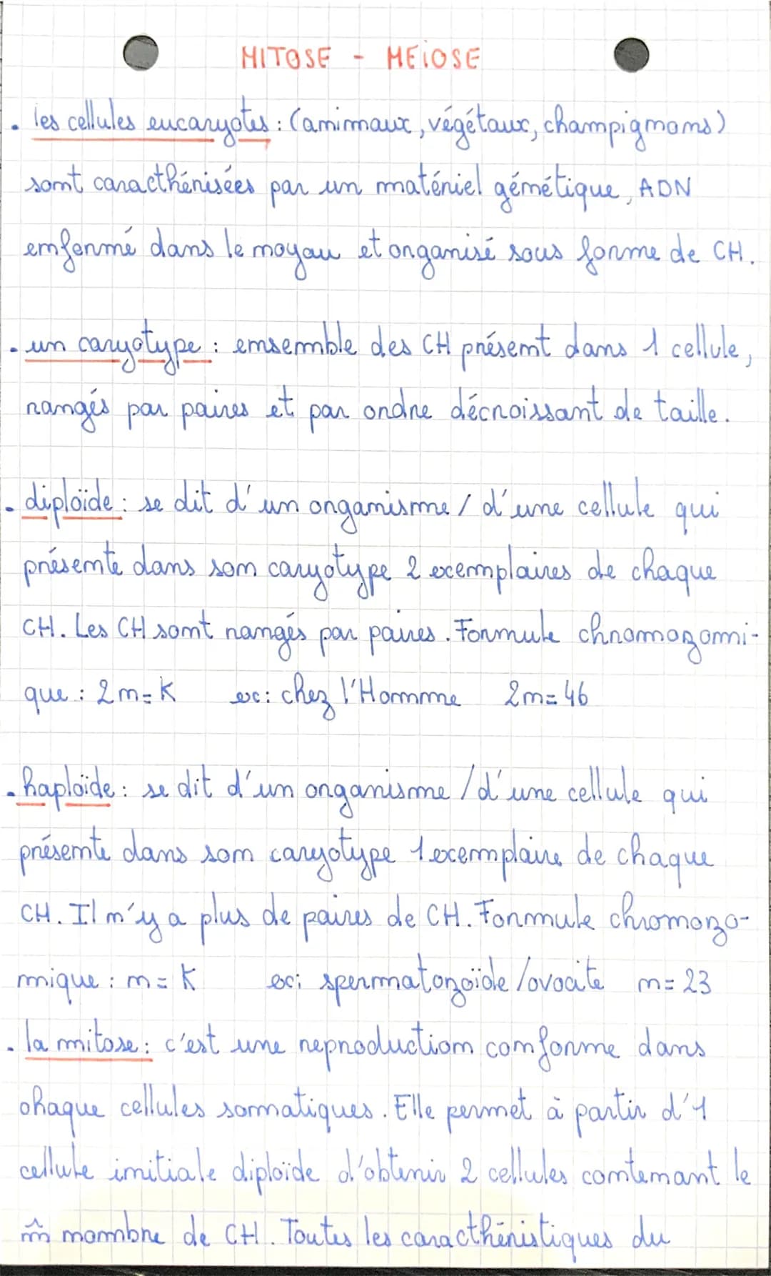 HITOSE - MELOSE
• les cellules eucaryotes : Camimaux, végétaux, champigmoms).
sont caracthénisées par un matériel gémétique, ADN
em formé da