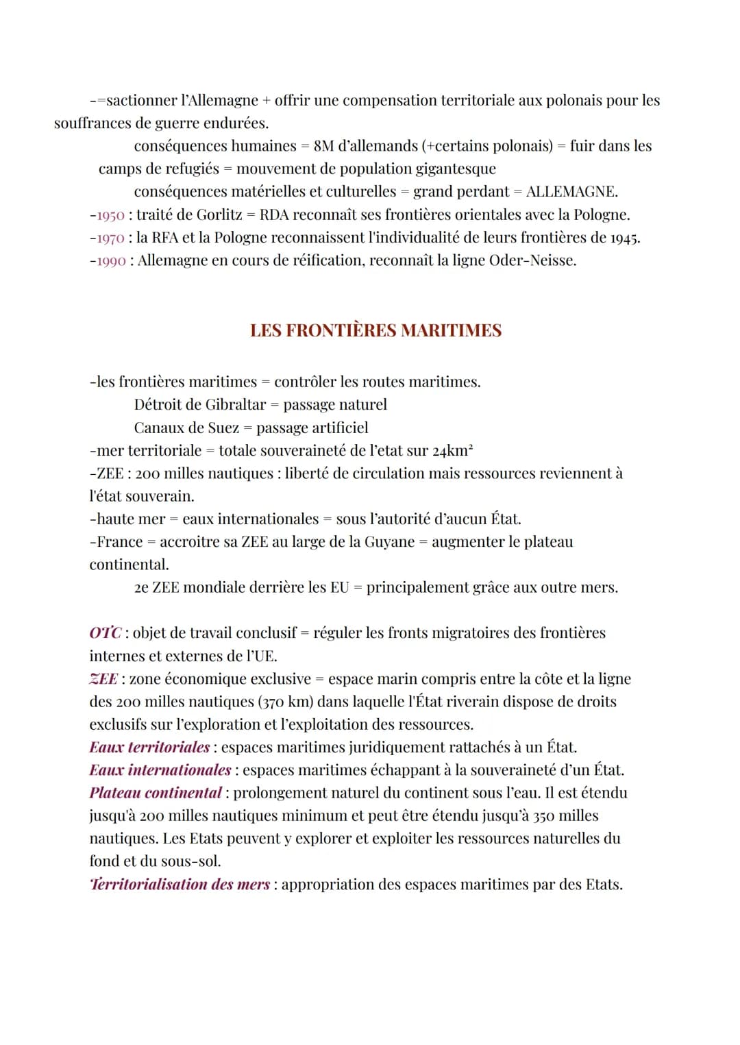 # HGGSP

Etudier les divisions politiques du monde : les frontières

Les frontières dans le monde aujourd’hui.
-Frontières maritimes : délim