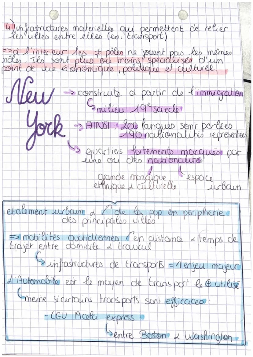 géo
0
•de poids croissant
des métropoles
1.1
Definitions
• croissance urbaine de la population vivant en ville
transition urbaine passage d'