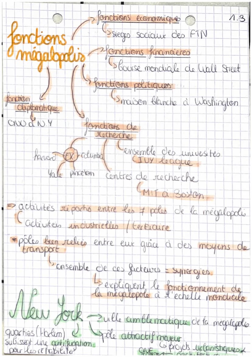 géo
0
•de poids croissant
des métropoles
1.1
Definitions
• croissance urbaine de la population vivant en ville
transition urbaine passage d'