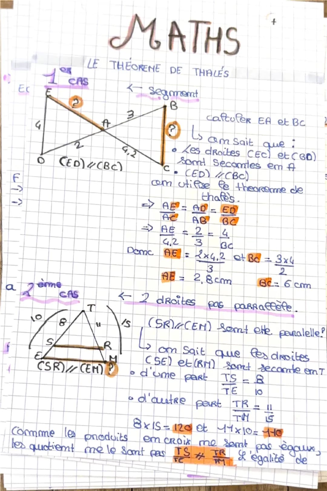 # MATHS

Trigomometrie
A

om se place dans un
triangle ABC rectangle en
C; om s'intéresse a l'angle
ABC
AC = côté opposé
CB = côté adjacent

