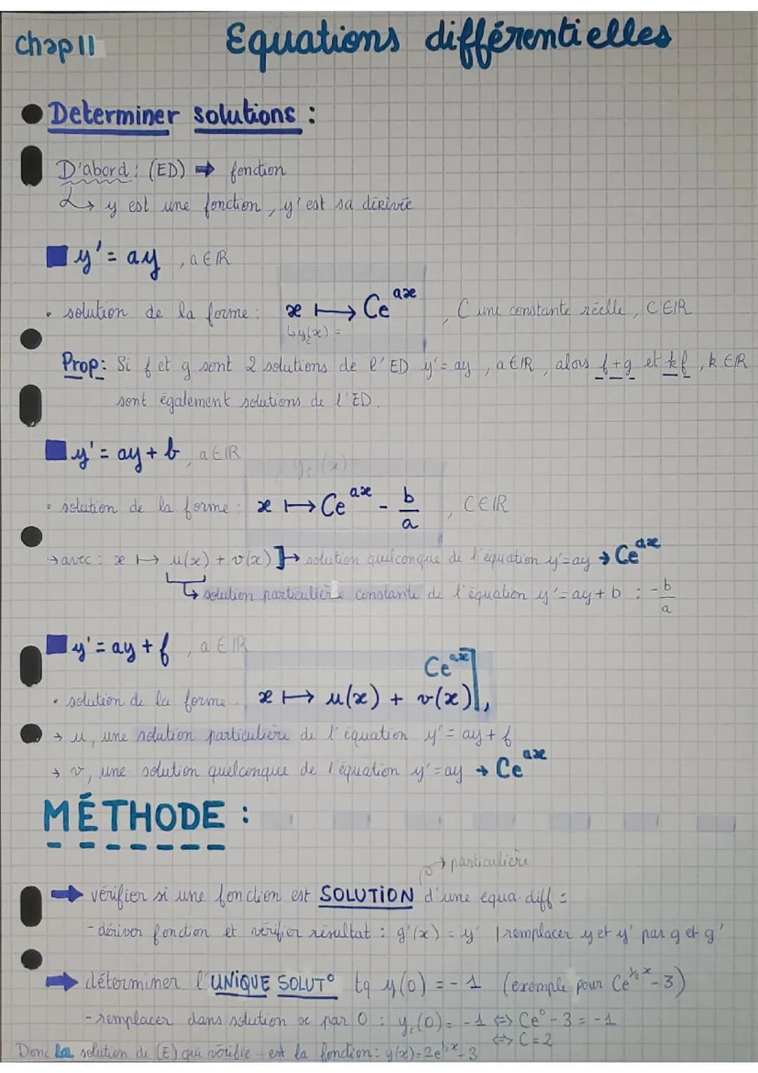 Équations différentielles 