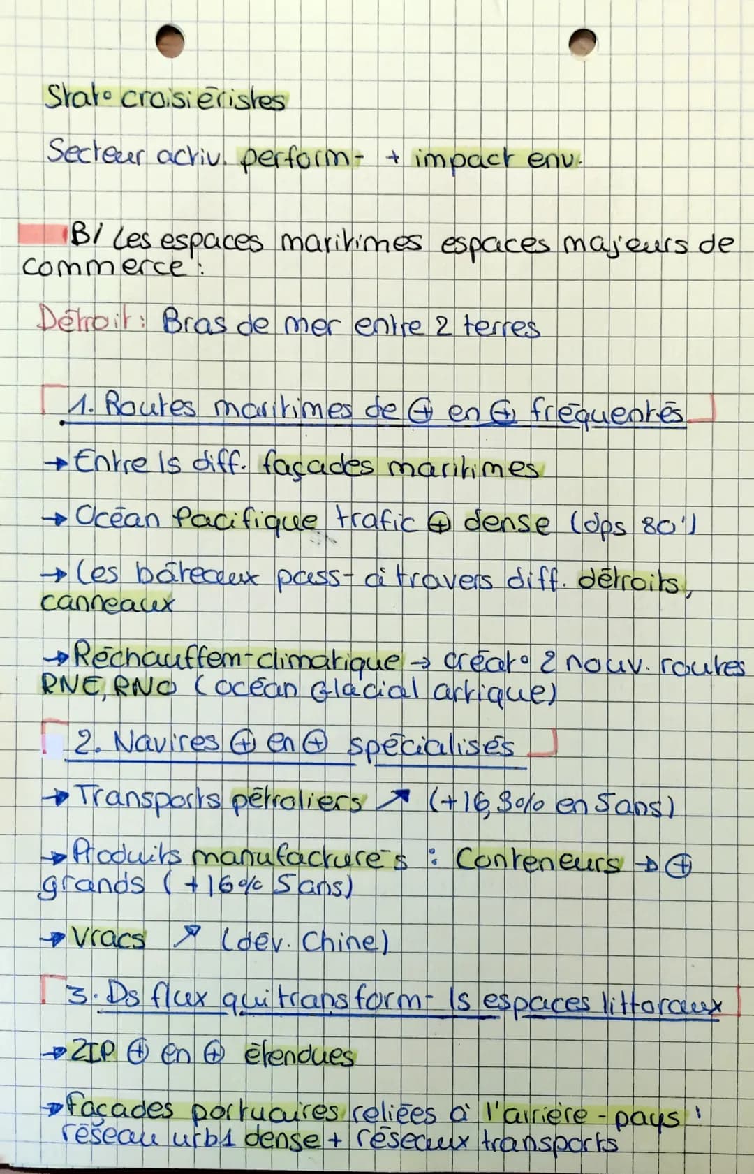 •GEOGRAPHIE
MERS ET OCEANS AUD DE LA MONDIALISATION:
I- MERSET OCEANS: DES ESPACES VITAUX DS LE
DONDE ACTU:
A/ Les espaces maritimes pourvoy