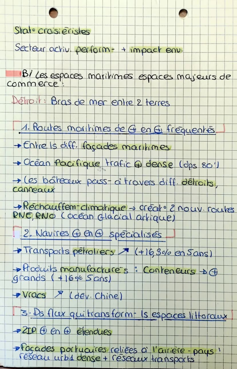 •GEOGRAPHIE
MERS ET OCEANS AUD DE LA MONDIALISATION:
I- MERSET OCEANS: DES ESPACES VITAUX DS LE
DONDE ACTU:
A/ Les espaces maritimes pourvoy