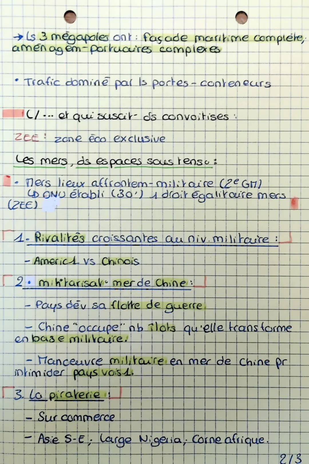 •GEOGRAPHIE
MERS ET OCEANS AUD DE LA MONDIALISATION:
I- MERSET OCEANS: DES ESPACES VITAUX DS LE
DONDE ACTU:
A/ Les espaces maritimes pourvoy