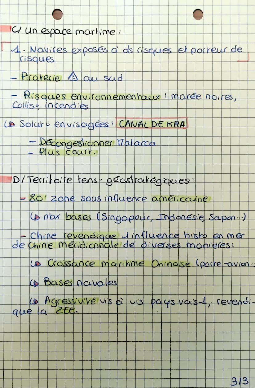 •GEOGRAPHIE
MERS ET OCEANS AUD DE LA MONDIALISATION:
I- MERSET OCEANS: DES ESPACES VITAUX DS LE
DONDE ACTU:
A/ Les espaces maritimes pourvoy