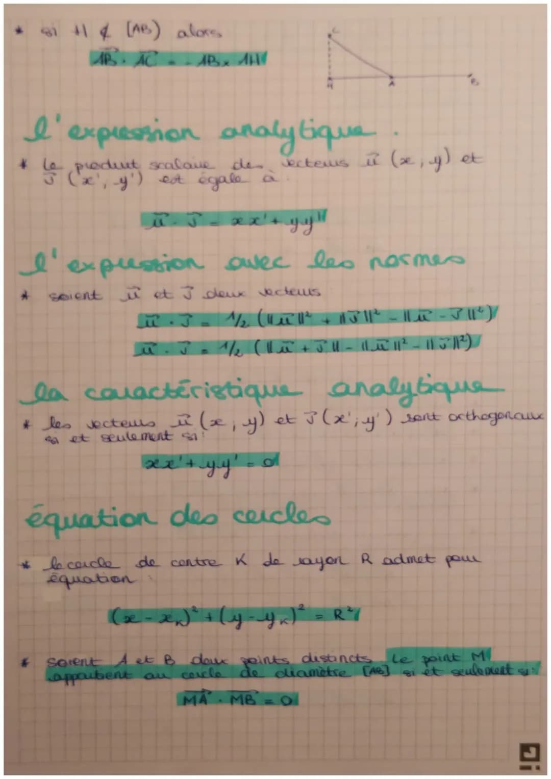LE PRODUIT SCAIRE
définition
On appelle
Soient u et I doux vecteurs non nuls
PRODUIT SCALAIRE des secterns i et J, noté u. J,
icel
x. J = 11