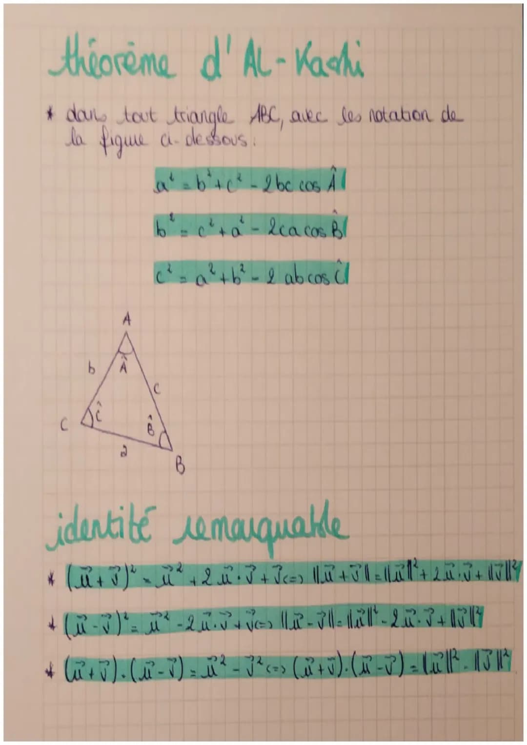 LE PRODUIT SCAIRE
définition
On appelle
Soient u et I doux vecteurs non nuls
PRODUIT SCALAIRE des secterns i et J, noté u. J,
icel
x. J = 11
