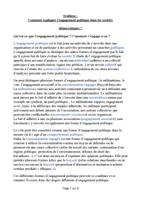 Know Engagement Politique thumbnail