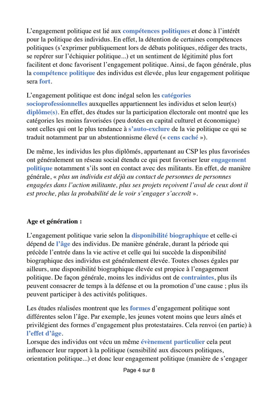 
<h2 id="questcequelengagementpolitique">Qu'est-ce que l'engagement politique ?</h2>
<p>L'engagement politique consiste pour un individu à s