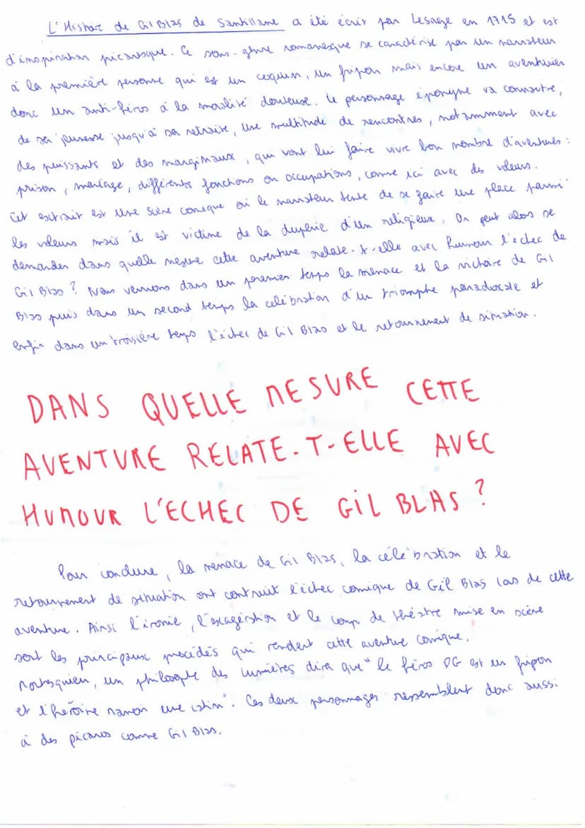 nenace
per mavement.
et victoire de Gil Blas
2² mouv; cele bration
d'un triomphe paradoxale
Echec de
le retournement
de situation
3² mouv
sc