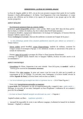 Know Dissertation La peau de chagrin  thumbnail
