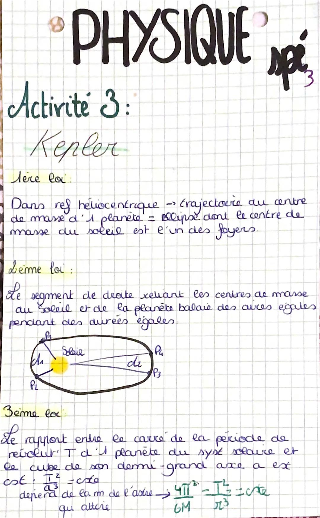 # PHYSIQUE A

spé

Mouvements arcu laires 3

repect de Frenet:

$
\vec{a} = a_n \vec{U_n} + a_t \vec{U_t} = \frac{v^2}{R} \vec{U_n} + \frac{