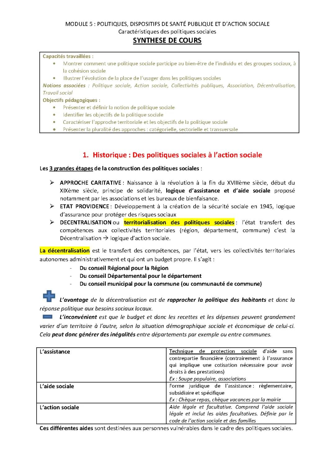 Découvre Comment Les Politiques Sociales Changent En France
