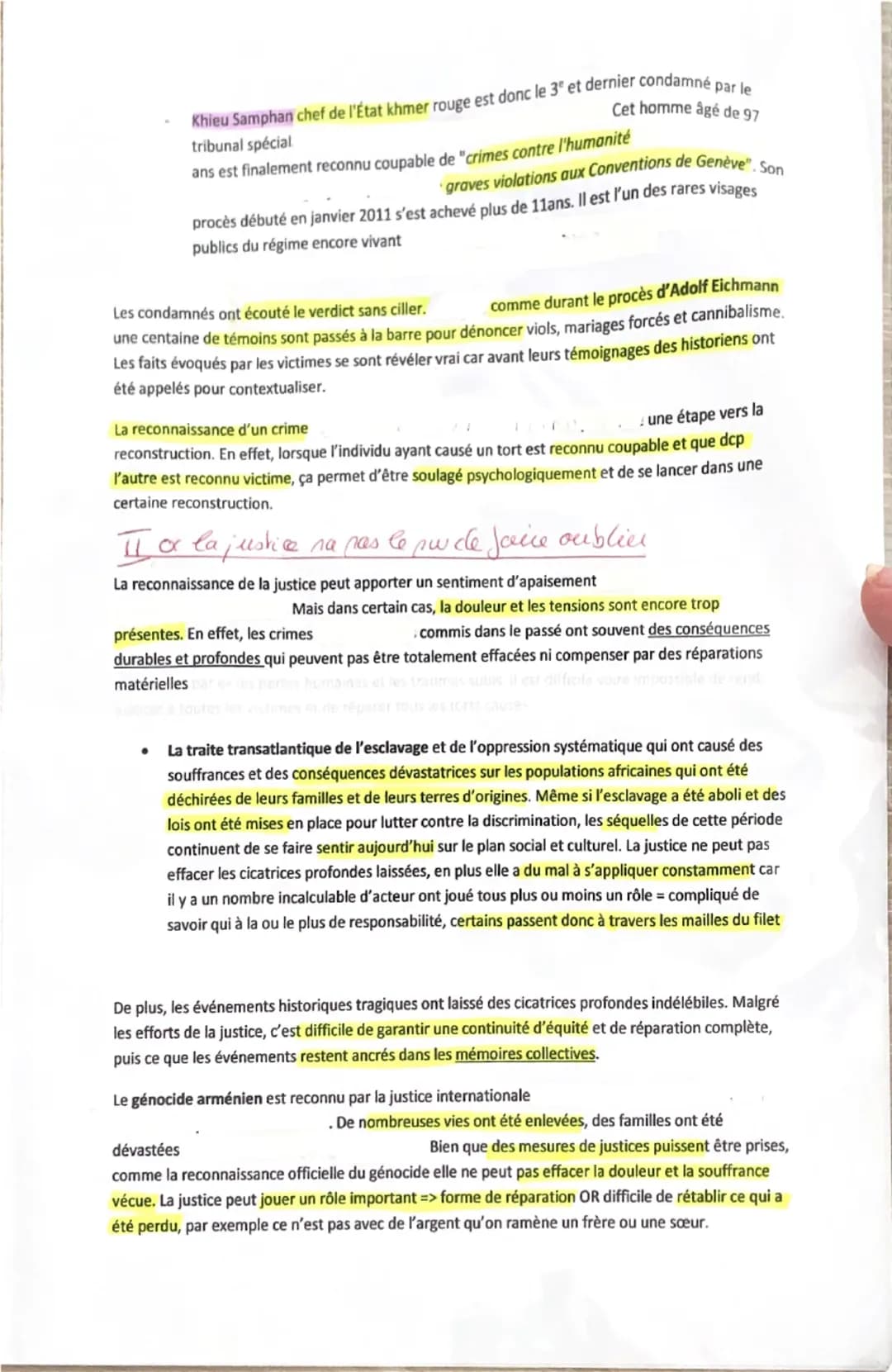 Comment la justice peut-elle réparer l'Histoire et jusqu'à quel point peut-elle l'impacter?
« La justice, c'est l'injustice équitablement pa