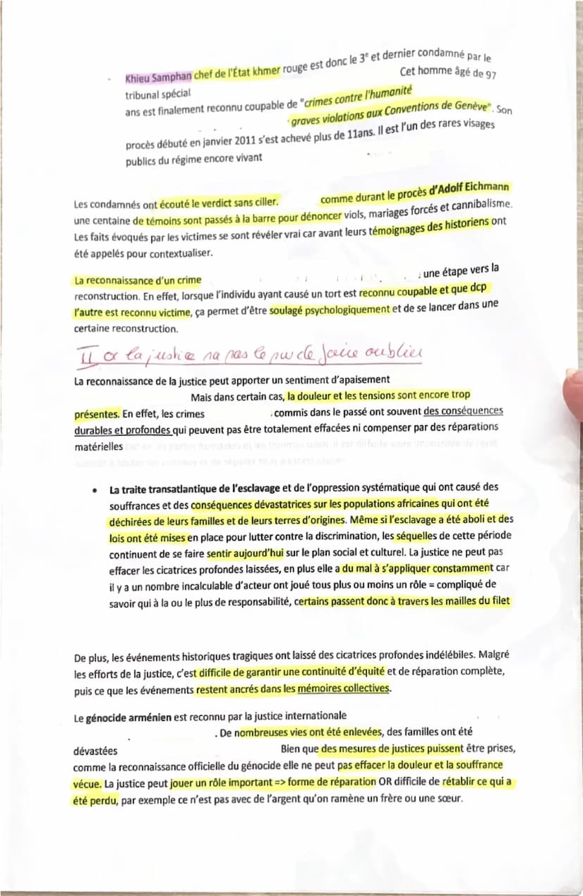Comment la justice peut-elle réparer l'Histoire et jusqu'à quel point peut-elle l'impacter?
« La justice, c'est l'injustice équitablement pa