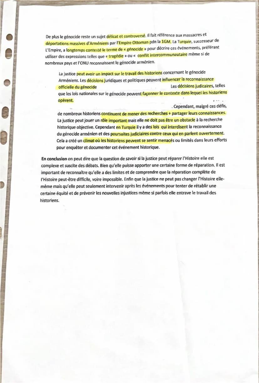 Comment la justice peut-elle réparer l'Histoire et jusqu'à quel point peut-elle l'impacter?
« La justice, c'est l'injustice équitablement pa