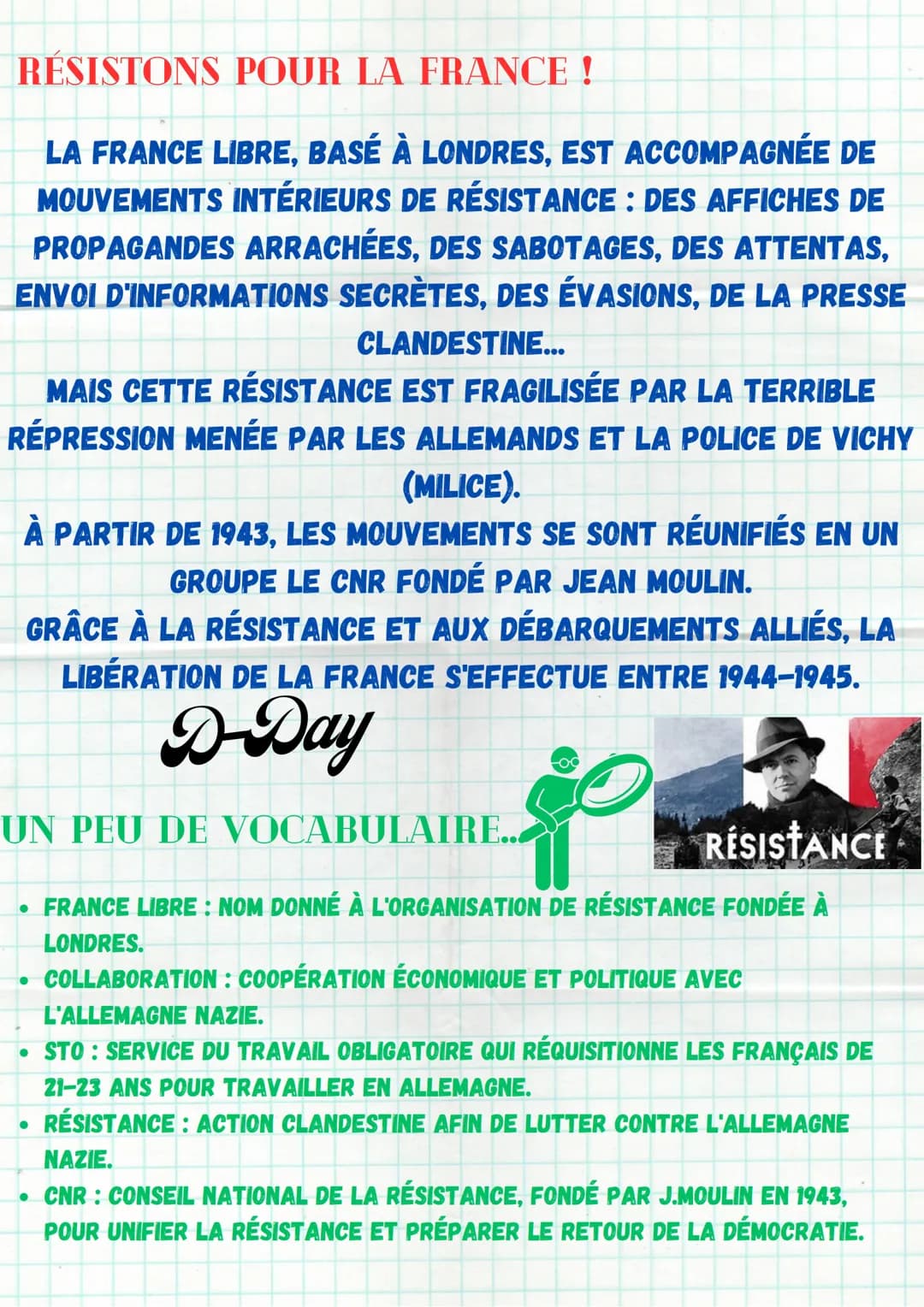 Histoire
La France dans la Seconde
Guerre mondiale
1939-45
LE DÉBUT POUR LA FRANCE...
10 Mai 1940:
Offensive Allemande
désastrueuse pour la
