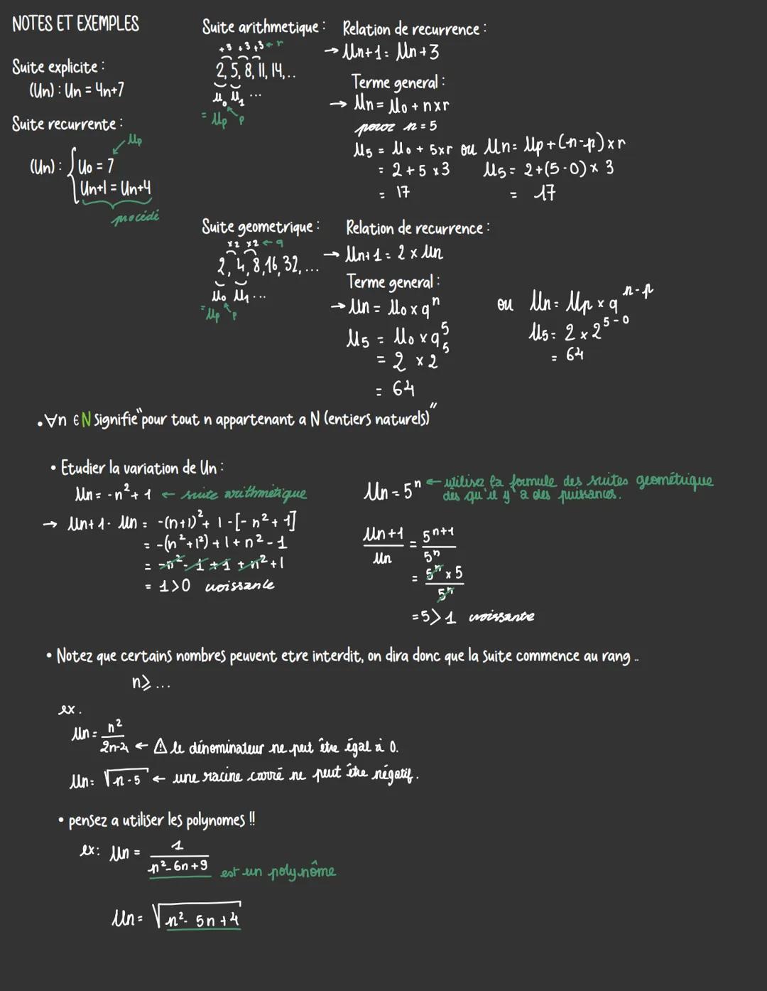 # des suives numeriqUESE+

MATHS TE

Une Suite numerique (Un) est une fonction qui associe a un entier naturel in, un nombre veel note (Ulm)