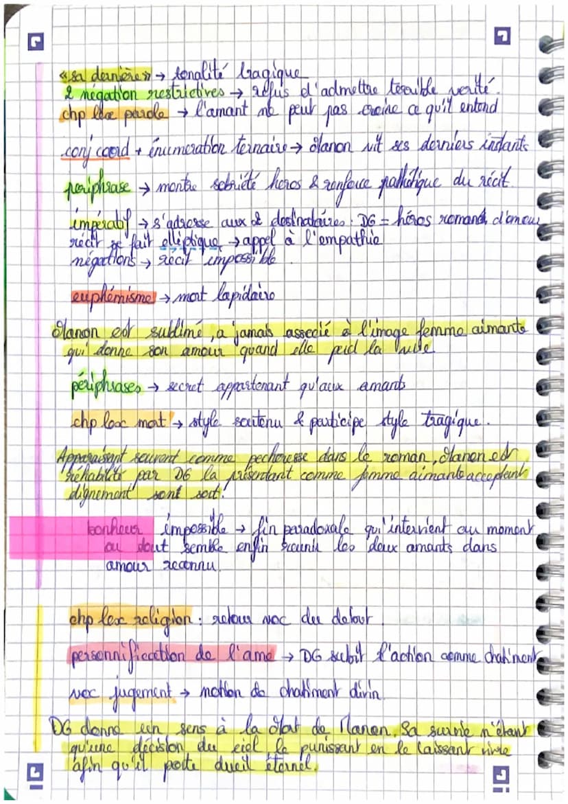 Texte 16
5
J'échauffai ses mains par mes baisers ardents, et par la chaleur de mes soupirs. Je passai la
nuit entière à veiller près d'elle,