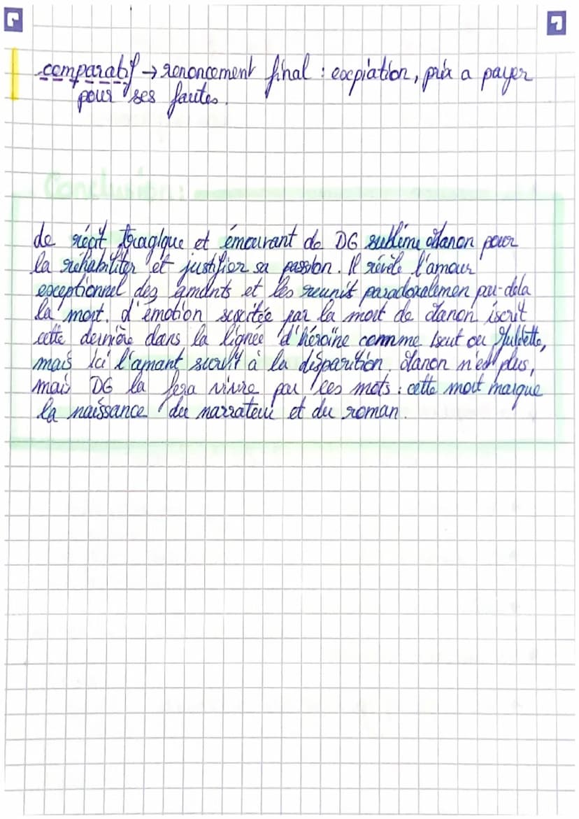 Texte 16
5
J'échauffai ses mains par mes baisers ardents, et par la chaleur de mes soupirs. Je passai la
nuit entière à veiller près d'elle,
