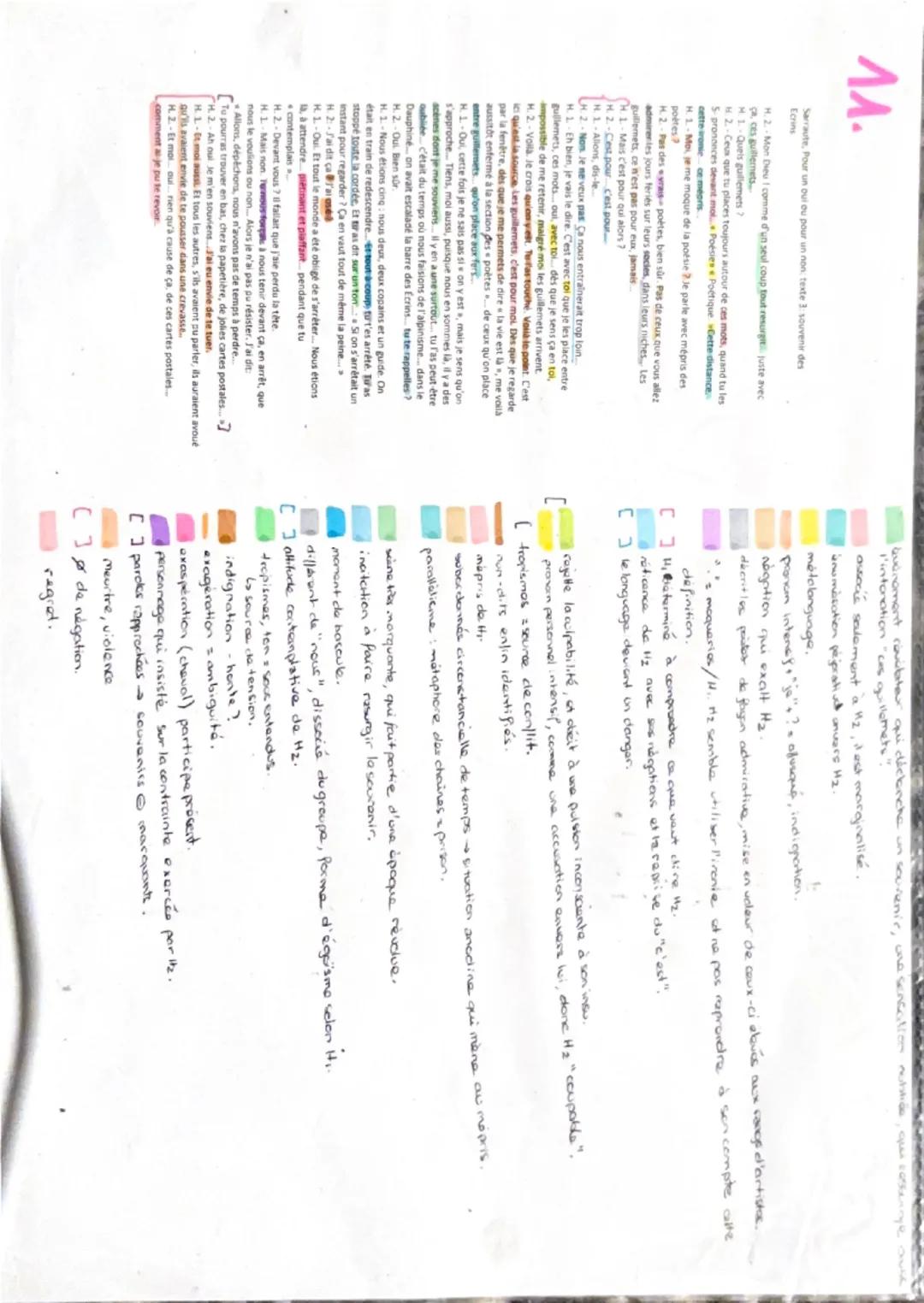 --- OCR Start ---
۸۸۰
Sarraute, Pour un oui ou pour un non, texte souvenir des
Ecrves
H. 2. Mon Dieu!
Dieu ! comme d'un seul coup tout resur