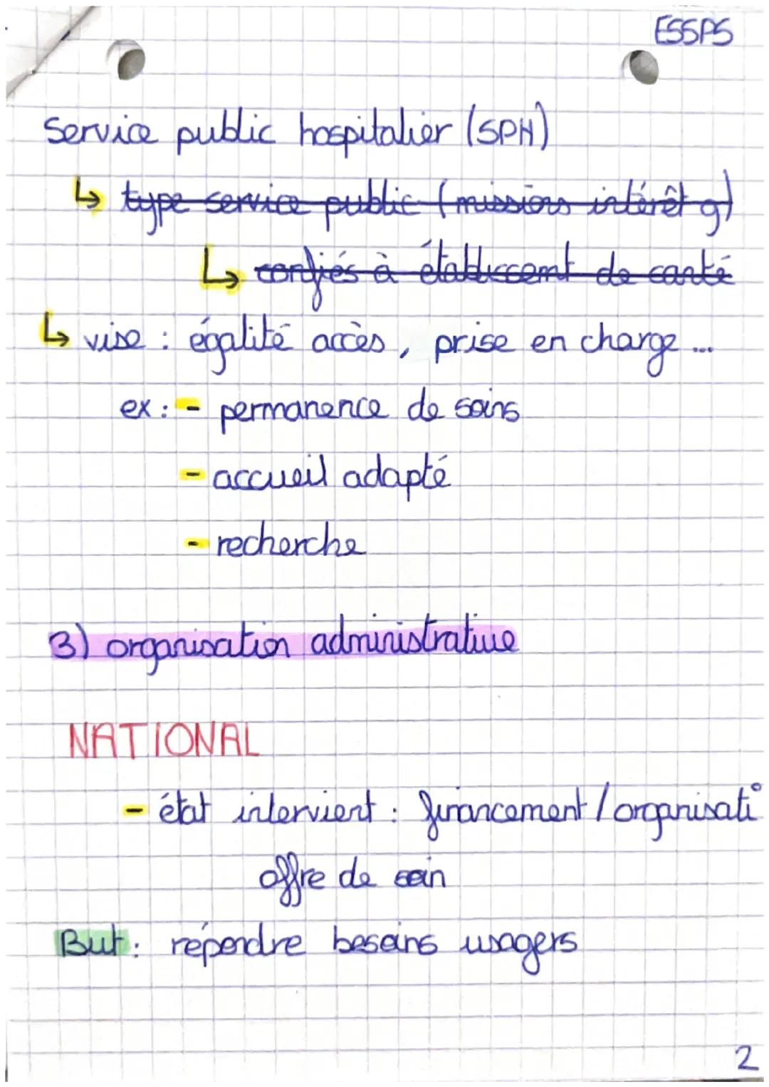 ST25
Chaps Étude du systeme de
σon: pact de soins
ESSPS
notion de système: ensemble de proædés, de
pratiques organisées, destinés à assurer
