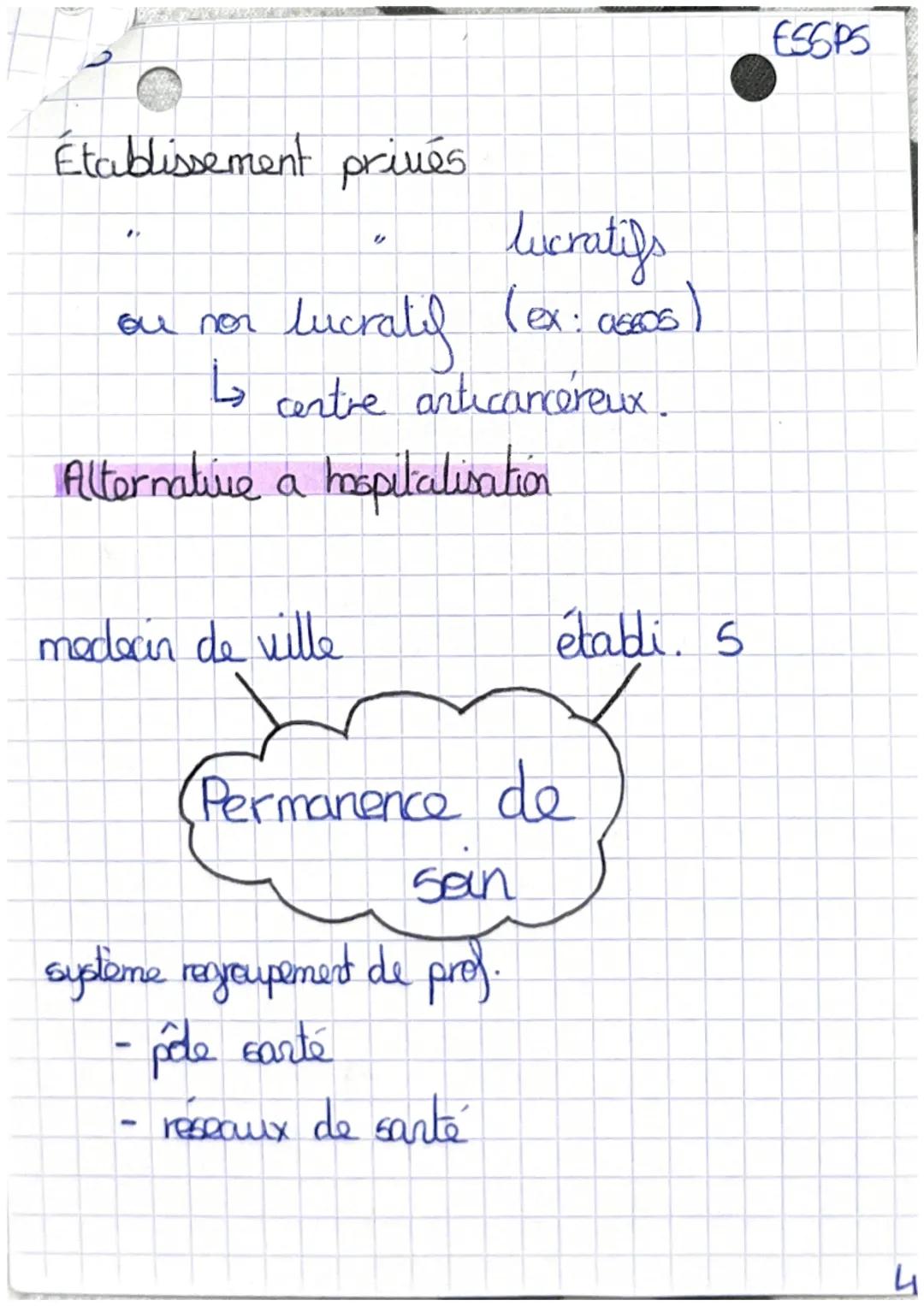 ST25
Chaps Étude du systeme de
σon: pact de soins
ESSPS
notion de système: ensemble de proædés, de
pratiques organisées, destinés à assurer
