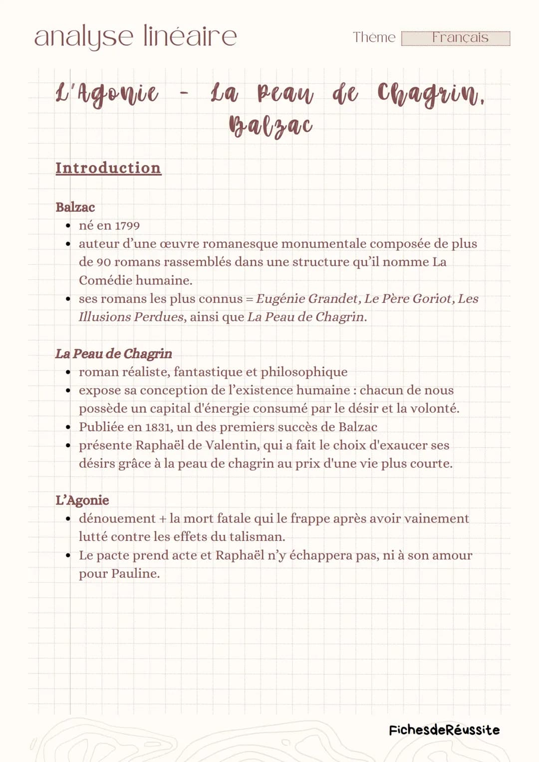 L’Agonie - La Peau de Chagrin, Balzac