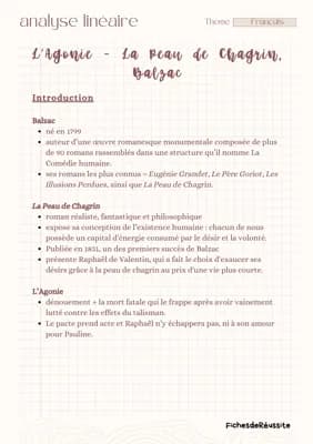 Know L’Agonie - La Peau de Chagrin, Balzac thumbnail