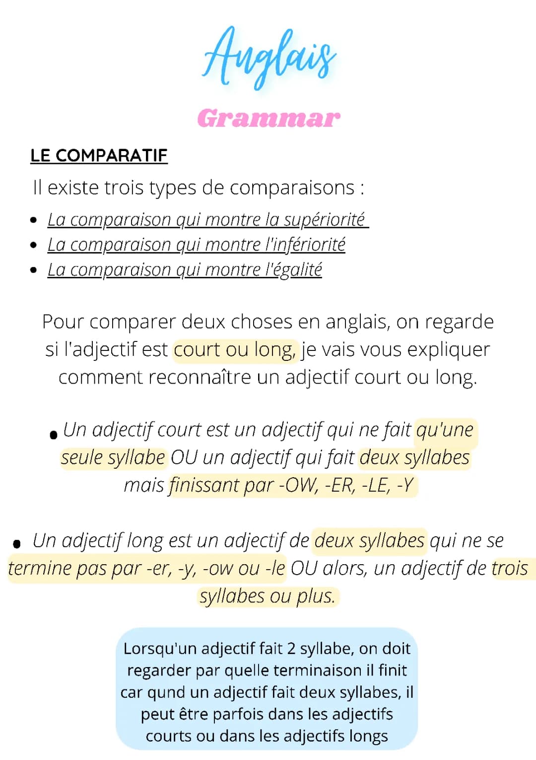 Comment Utiliser le Comparatif en Anglais: Guide Facile pour les Enfants