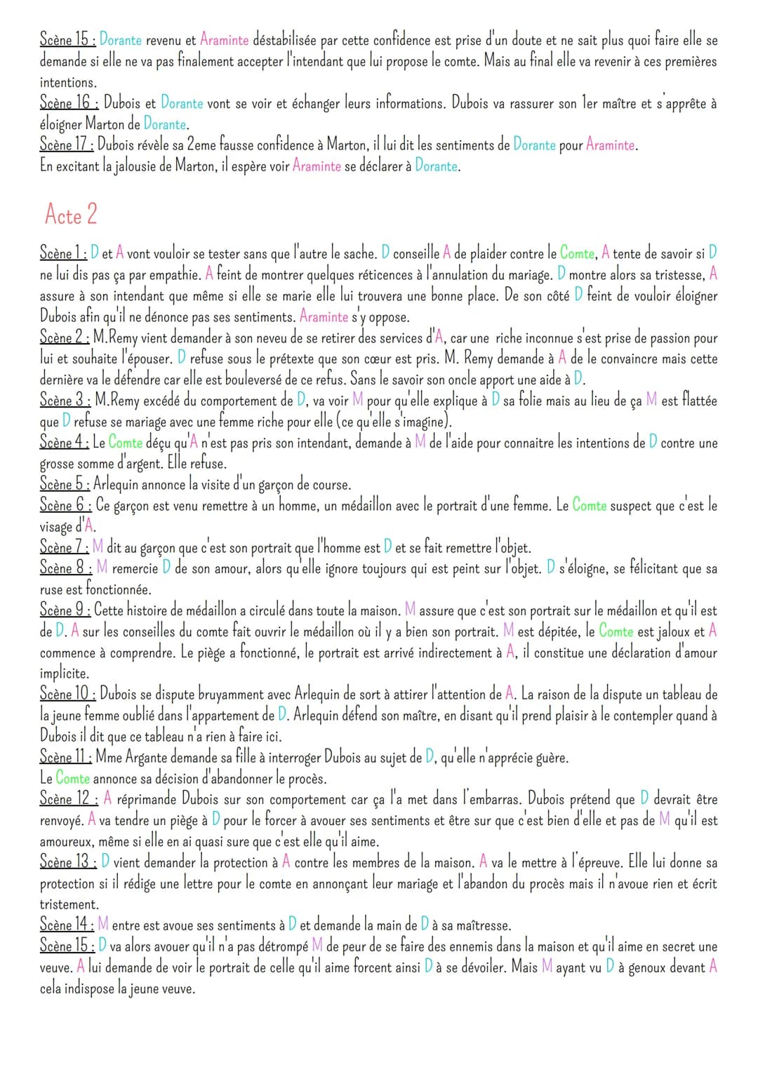 Les fausses confidences
Contexte
Écrit par Pierre de Marivaux en 1738.
C'est une pièce de théâtre écrite en prose. Comédie se déroulant en 3