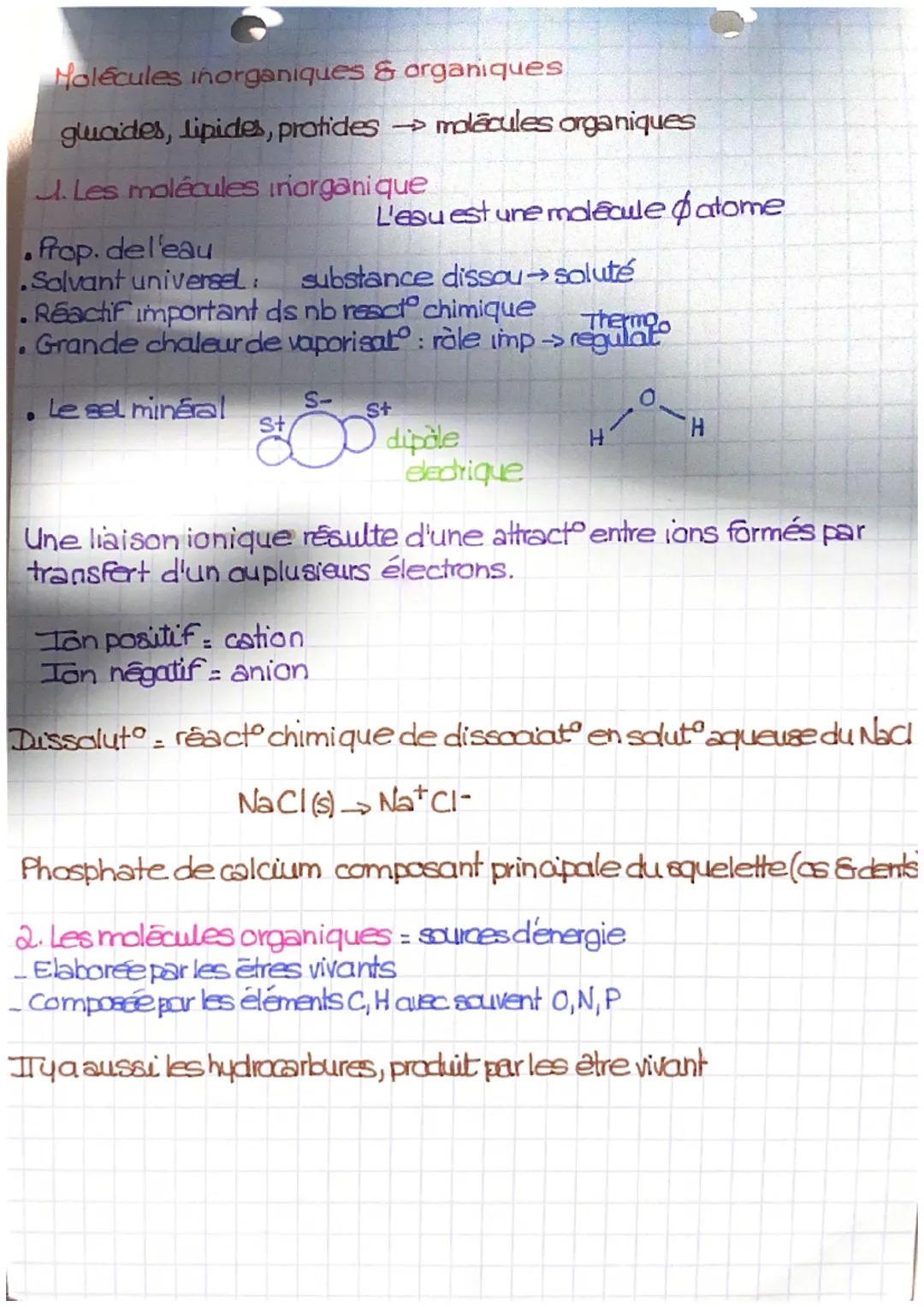BIOLOGIE
vivant inerte
#
Les constituants de la matière: atomes et molecules
Exemple de molecule
Le Hethanol
L'éthanol
H
H4 CO
CH4O F.Brute
