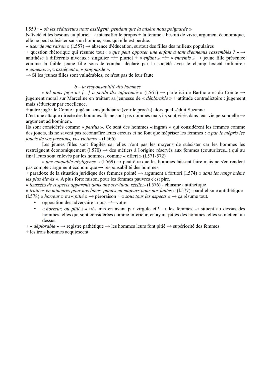 Lecture analytique n°10 - Le Mariage de Figaro, acte III, scène 16
Acte III donc scène centrale, au cœur de la pièce et de l'intrigue.
Pour 