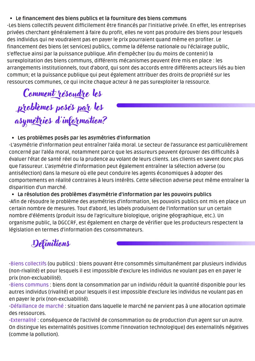 @luckybitsy
ses
Quelles sont les principales défaillances du marche?
Pourquoi les externalités sont-
elles des défaillances du
marché?
• Des