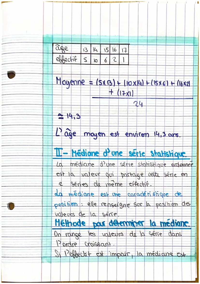 Math
chap 6.
Statistiques.
Voici series statistiques prises comme
exemples dans cette lesen.
Cette serie statistique donne la taille
len ml 