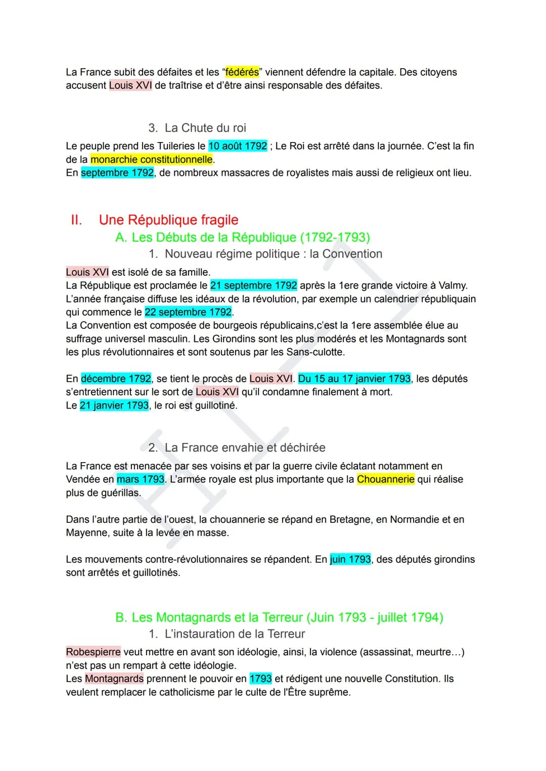 Thème 1: L'Europe face aux révolutions
H1-1: La Révolution française et l'Empire:
Une nouvelle conception de la nation
Introduction.........
