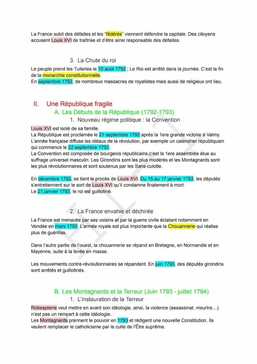 Thème 1: L'Europe face aux révolutions
H1-1: La Révolution française et l'Empire:
Une nouvelle conception de la nation
Introduction.........
