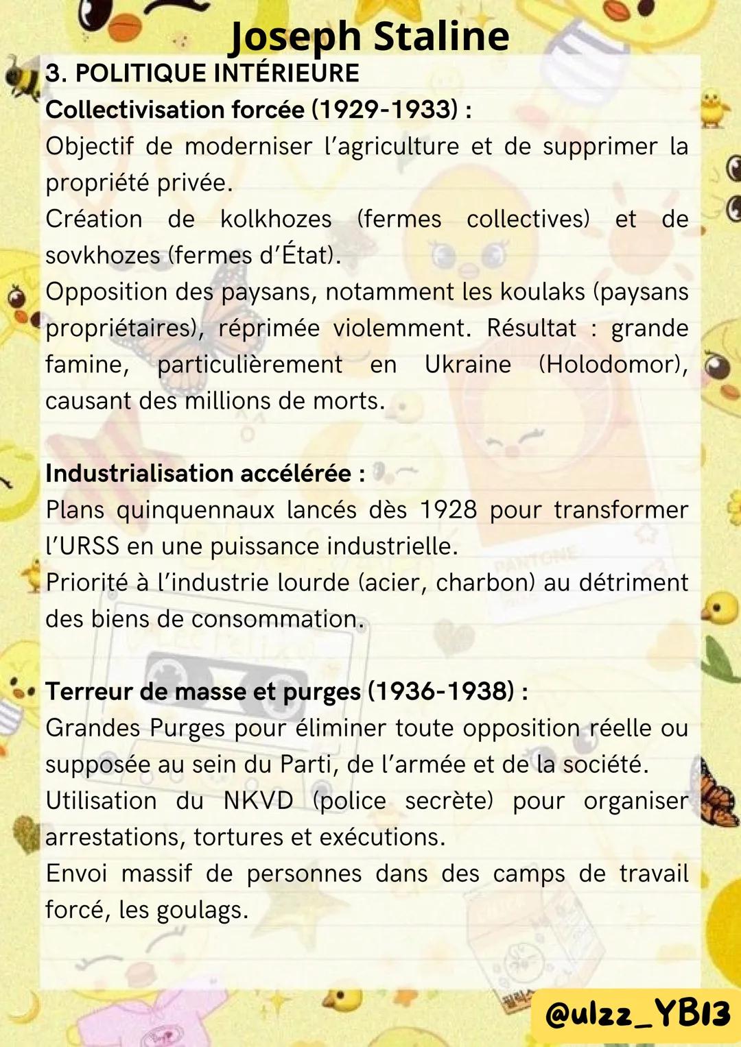 Joseph Staline
1. CONTEXTE ET ASCENSION AU POUVOIR
Révolution russe: Après la révolution d'Octobre 1917,
les bolcheviks prennent le pouvoir.