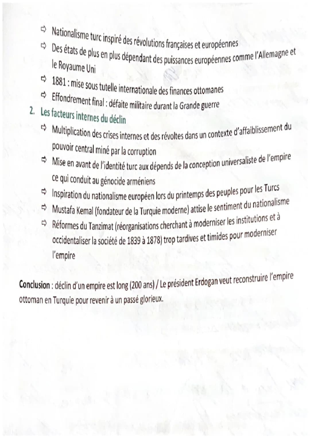 Fiche de révision HGGSP
Sujet 1: Essor et déclin de l'Empire Ottoman
PB : Comment l'essor puis le déclin s'effectue-t-il dans l'empire ottom