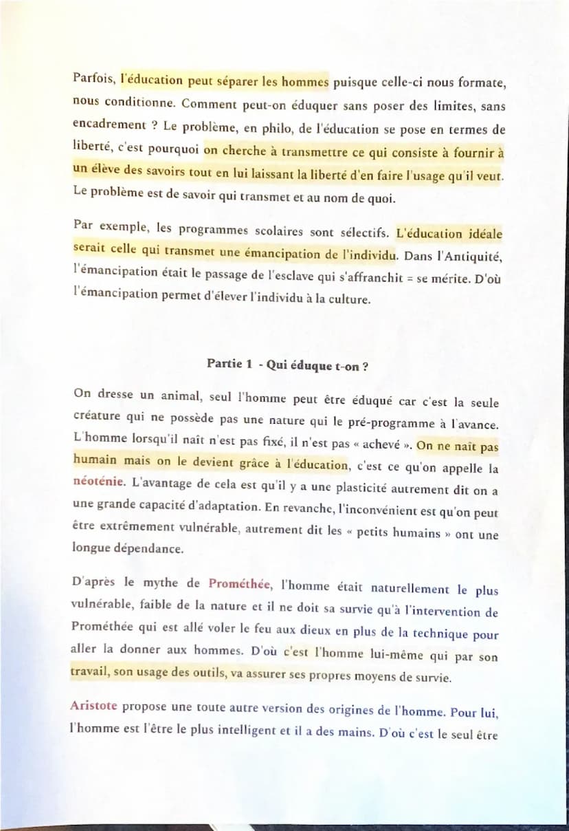 La recherche de soi
Introduction du thème d'étude
18e siècle = individu au centre de la réflexion
19e siècle exploration du "moi" et apparit