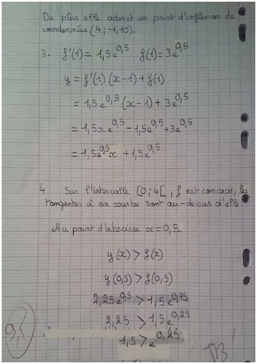 Contrôle fonctions (dérivation + continuité)
Partie A:
Dans le cadre d'un essai clinique, on envisage un protocole de traitement d'une
malad