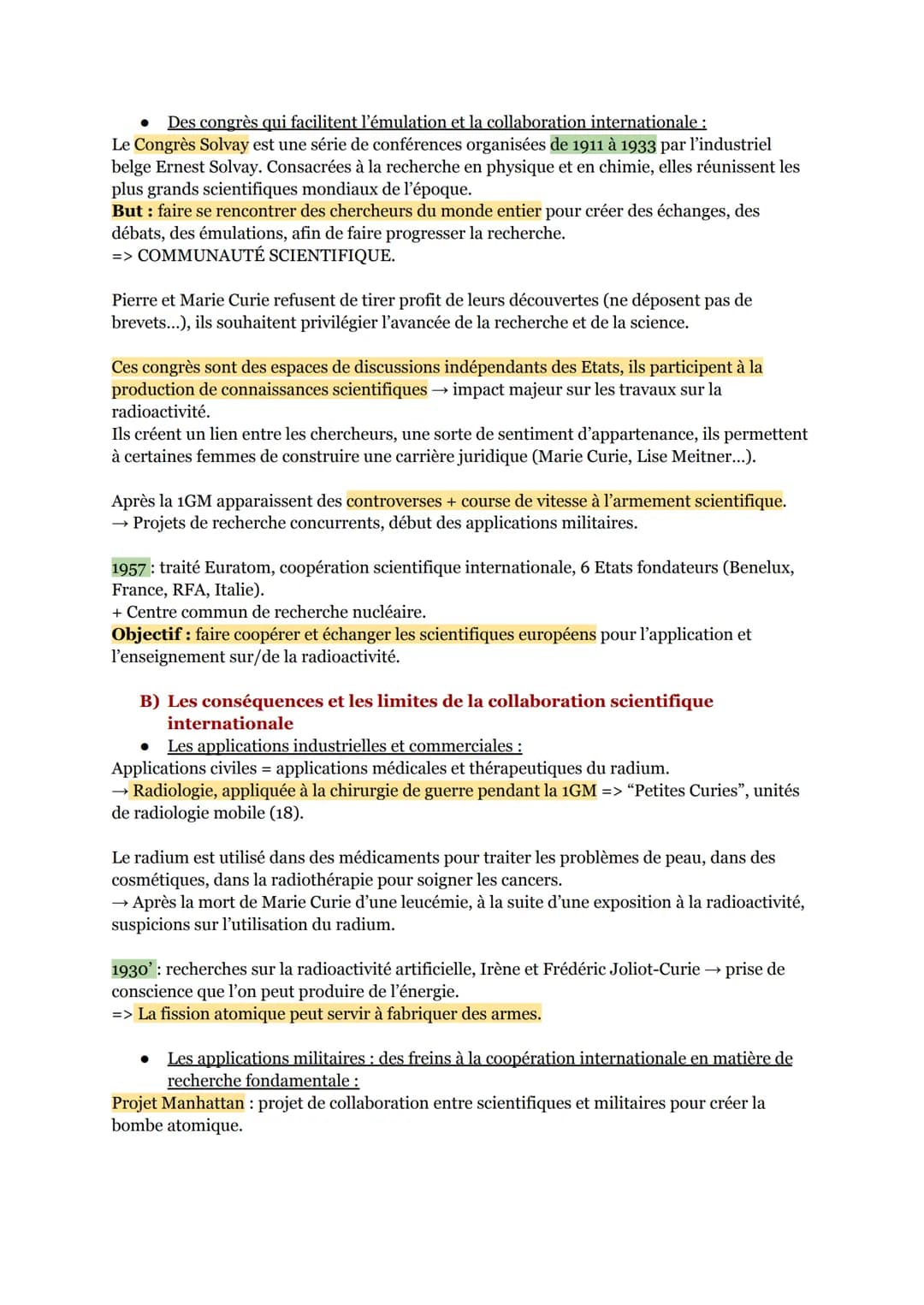 L'ENJEU DE LA CONNAISSANCE
AXE INTRODUCTIF: Le partage de la connaissance
"La science n'a pas de patrie", PASTEUR.
→ Les chercheurs du monde